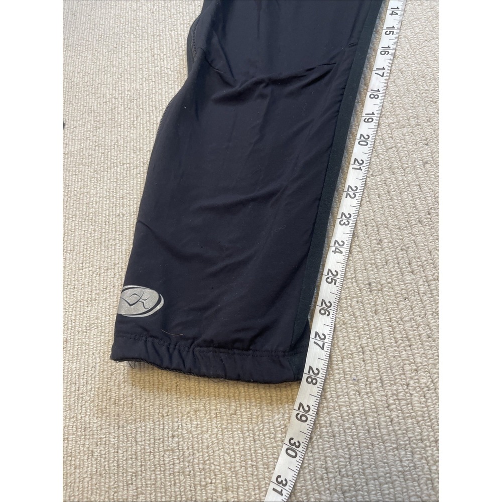 Sporthill Women's Large Polyester Pants 2way Full Leg Side Zippers Elastic Waist